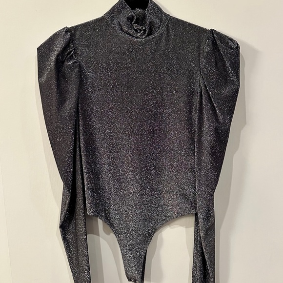 Bershka Tops - Bershka Shimmer Bodysuit